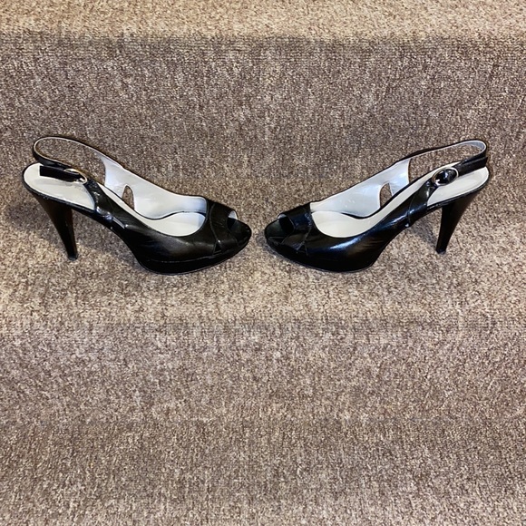 ♠️EUC Marc Fisher Genuine Leather Platform Sandals - Picture 4 of 9